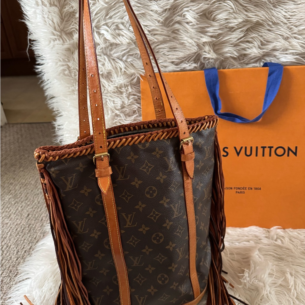 Louis Vuitton Brown Monogram Bucket Tote Bag